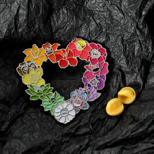 Broche de revers en métal coloré pour femmes - Product Image 5