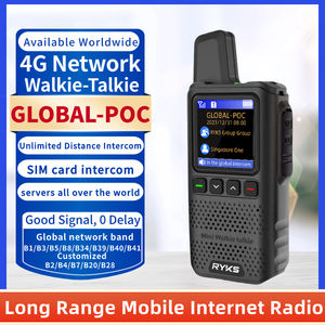 4G Full Band Tweeweg Radio Mini Global-Intercomwalkie Talkie 4G Radio Met Sim Kaart Lange Afstand Tweerichtingsradio - Product Image 4