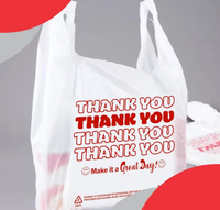 Sacs en PE recyclables personnalisés à succès avec impression en héliogravure et poignée longue pour restaurants, expositions et usage commercial