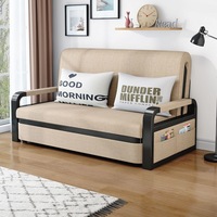 Sofá cama de tela de esquina plegable de 2 plazas sala de estar moderna muebles baratos con almacenamiento