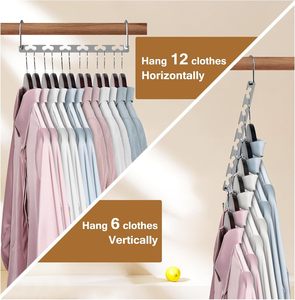 Organisateur de placard CF, <span class=keywords><strong>cintre</strong></span> pour placard, économiseur d'espace, organisateurs de placard, rangement, économie d'espace, cintres en métal robustes pour vêtements - Product Image 2