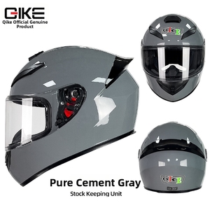 Casque intégral de moto Qike ABS unisexe certifié ECE et 3C, pour toutes les saisons, sécurité personnalisée - Product Image 5