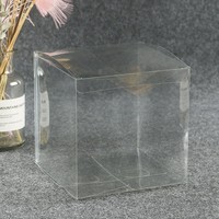Boîte de rangement pour jouets, emballage cadeau, personnalisable avec logo imprimé, pliable, en matériaux recyclés PET transparents, directement de l'usine
