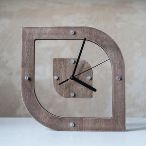 Leaf Wooden Wall Clock - Product Image 1