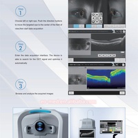 Mesin OCT Otomatis Penuh Harga Pabrik Murah Ophthalmic Optical Coherence Tomography OCT-50 Resolusi Aksial 6 Um Pemindaian 6-12mm