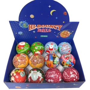 ลูกบอลโฟม PU ขนาด 6.3 ซม. ลายซานตาคลอส สำหรับเด็กเล่น คลายเครียด ของขวัญสำหรับงานปาร์ตี้วันหยุด ขายส่ง - Product Image 3