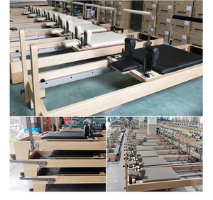 Máquina de medio trapecio del reformador de <span class=keywords><strong>Pilates</strong></span> de madera de arce del <span class=keywords><strong>precio</strong></span> bajo de alta calidad con el reformador de media Torre <span class=keywords><strong>Pilates</strong></span> - Product Image 3
