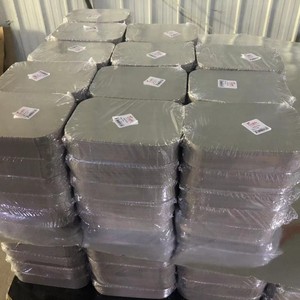 Prix de gros d'usine Contenants en aluminium avec couvercles en papier - Product Image 1
