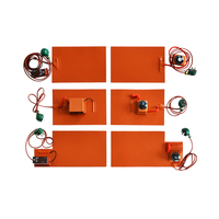 Élément chauffant flexible 220v 150w 200x500mm, imprimante 3D électrique, coussin chauffant en silicone, silicone pour incubateur