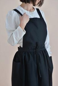 MS02 Cotton Linen Waterproof Artistic Kitchen <b>Work</b> Uniform Vest <b>Apron</b> Multi Colors Unisex Four Season One Size Fits All - Product Image 6