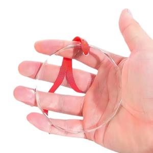 Kleine Fabrik verkauft blanko klare runde Kristallglas-Laser-gravierte Weihnachtsbaumschmuck-Anhänger, individuelle Dekoration, Souvenir - Product Image 2