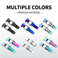 Kit de 2 attaches rapides universelles en métal pour capot et pare-chocs – Fixations de modification extérieure