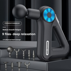 Pistola de masaje deportiva profesional de 9 velocidades para atletas con logotipo personalizado Gimnasio Triángulo 9 cabezas Masajeador muscular - Product Image 2