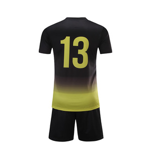 Newly Design custom black Football Jersey Kit - Product Image 3