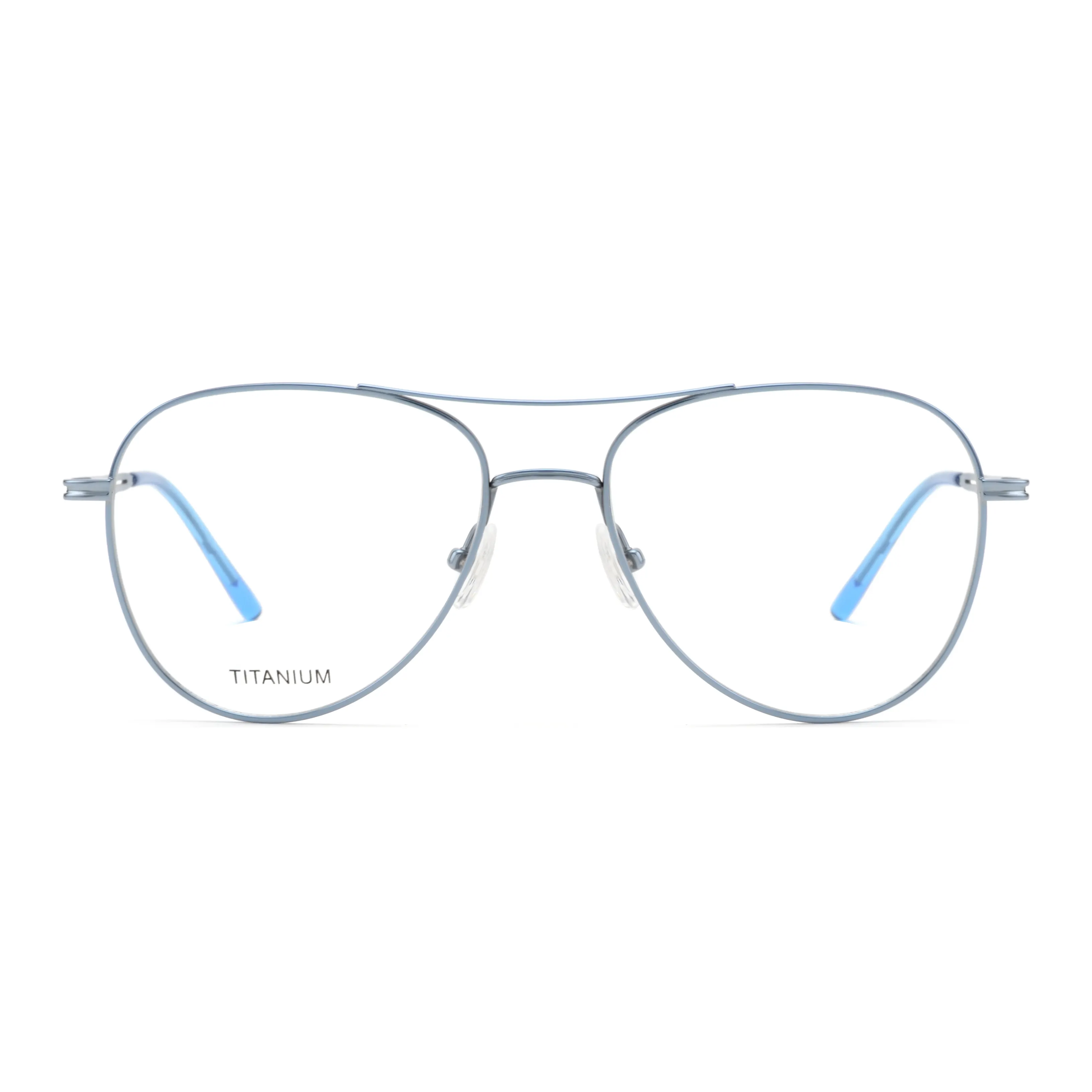 2023 classic man glasses double bridges custom made eyeglasses medium size eye glasses frames for men