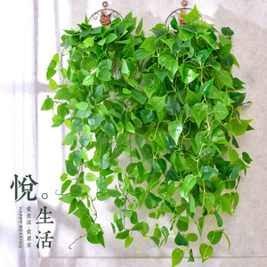 Plantes artificielles Pothos et lierre vert suspendues, décoratives pour intérieur et extérieur, pour mariages, 10cm de haut - Product Image 1