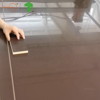 Panneau de mousse co-extrudé en PVC rigide à haute densité de couleur imperméable de 18mm pour les armoires de cuisine