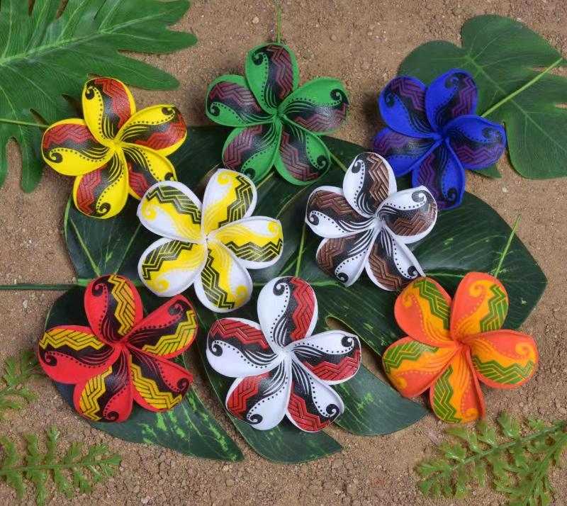 Высококачественная поролоновая Плюмерия, цветочный Пинцет для Гавайского, самоанского, полинезийского фестиваля