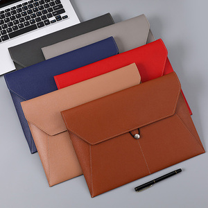 Wholesale Business School A4 Presentation File Folder Pu Leather Portfolio <strong>Document</strong> File Bag Contract <strong>Invoice</strong> Data <strong>Storage</strong> Bag - Product Image 2