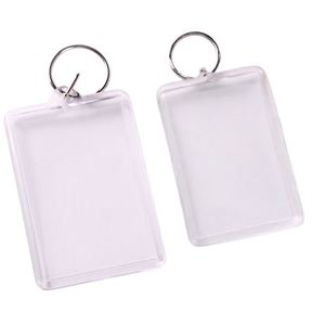 Llavero Redondo de Acrílico Transparente X48-1 para Fotos de Anime y Dibujos Animados, con Inserto para Imprimir con Serigrafía, Llavero con Broche - Product Image 2