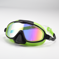 Masque de plongée YL600B à lentille unique réglable, lunettes de natation à vision large avec protège-nez, équipement de natation essentiel