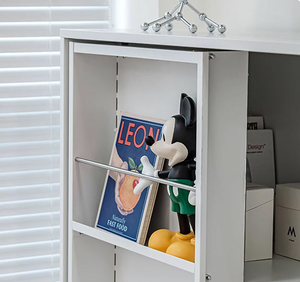 Meuble de rangement moderne de style nordique pour salon, bibliothèque, armoire de rangement pour salle à manger, buffet en métal pour chambre à coucher - Product Image 5