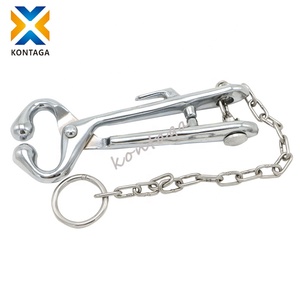 Pince à bec en acier inoxydable pour bovins à long manche avec <span class=keywords><strong>stabilisateur</strong></span> de vache à chaîne anneau de Traction OX support de taureau vétérinaire pour bétail - Product Image 2