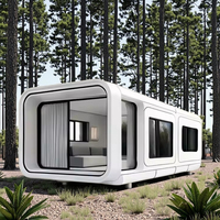Vente en gros de serres préfabriquées Apple modernes Modules de cabine de bureau mobile pour la conception graphique de l'école du parc Capacité de projet