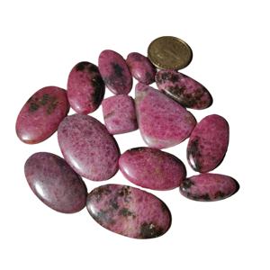 Cabochons de Rhodolite rose naturel de haute qualité incroyable pierre précieuse en vrac pour la fabrication de bijoux Rhodonite matériel prix de gros - Product Image 1