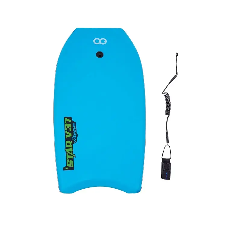 WOOWAVE 37 ''professionale Bodyboard in schiuma Bodyboard per bambini nuoto giocare a tavola da surf Bodyboard con guinzaglio