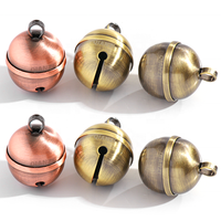 Cloche en cuivre plaqué Weisita, art populaire, à suspendre, créative, pour collier d'animal de compagnie, petit pendentif, son clair, cloche en cuivre métallique, art