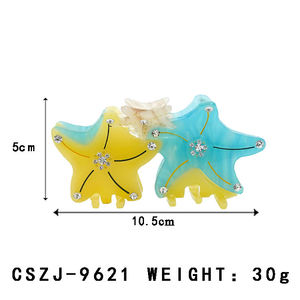 Pinza para el pelo con diseño de nota musical, pinzas de garra para mujer y <span class=keywords><strong>niña</strong></span>, accesorios para el cabello con diseño de partitura musical, pinzas de mandíbula de sujeción fuerte para cabello grueso - Product Image 3