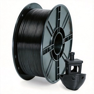 Filamento para Impresión <span class=keywords><strong>3D</strong></span> PLA PETG Monocromático, Filamentos para Impresión <span class=keywords><strong>3D</strong></span> PETG TPU ABS, Varillas de Plástico Extruido Negras, Accesorio para Impresoras <span class=keywords><strong>3D</strong></span> - Product Image 1