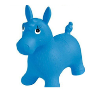 Vente directe d'usine PVC anti-déflagrant épais cheval de saut montage gonflable jouet pour enfants