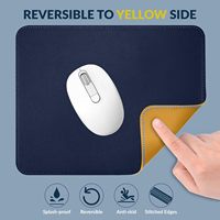 Tapis de bureau pour ordinateur portable, tapis de souris en cuir imperméable et antidérapant, tapis de clavier, tapis d'écriture pour la maison et le bureau
