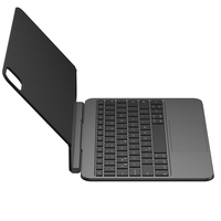 Pour iPad Magic Keyboard Case pour iPad Pro 11 pouces (M4), grande expérience de frappe, Trackpad intégré, rangée de fonctions