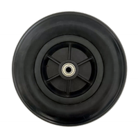 Prix d'usine Roue en mousse PU sans chambre à air de 8 pouces 200x50 avec moyeu symétrique pour poussette / fauteuil roulant de Caster/ chariot à roues