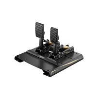Pédales de cellule de charge MOZA Racing CRP2 Design minimaliste CNC Construction en aluminium de qualité aérospatiale Plaque de talon en fibre de carbone 2
