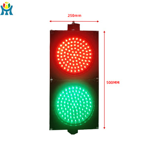 Luz de Advertencia de Señal de Tráfico LED de Pantalla Completa Roja y Verde de 200 mm (8 Pulgadas) - Product Image 2