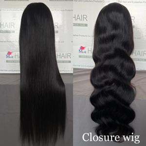 Peluca con Cierre de Encaje 5x5 con HD Transparente, Cabello Humano Birmano 100% Virgen, 180% de Densidad, Largo, Sin Pegamento, con Baby Hair - Product Image 2