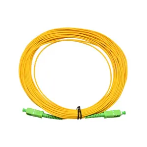 Fabricante 2.0mm/3.0mm cabo de remendo de fibra óptica sc sc, fibra multimodo de modo único, 1m, 5m, 15m, fibra óptica simples, jumper