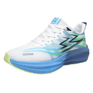 Chaussures de sport décontractées unisexe très vendues, légères, à semelle souple, en maille respirante, avec plaque de carbone véritable, pour la course printemps-été - Product Image 1