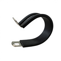 Collier de serrage pour tuyau à revêtement en caoutchouc W4 SS304 EPDM, collier de serrage à vis sans fin pour ligne de vide en silicone, tuyau de turbo