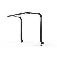Lampe de bureau LED à spectre complet dimmable 24W, bras réglable noir, lumière d'étude moderne pour enfants, protection des yeux et minuterie, 3 modes