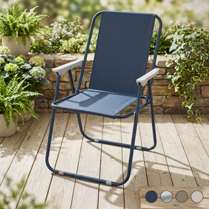 Sedia Pieghevole in Alluminio Est per Relax, Ideale per Attività all'Aperto - Spiaggia, Picnic, Parco, Campeggio e Pesca - Product Image 2
