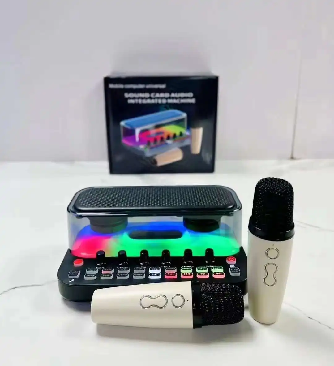 2024 nuevo altavoz inteligente inalámbrico altavoces profesionales para ordenador equipo de grabación de música Audio Micro USB Bluetooth tarjeta de sonido