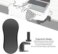 Table de bureau d'ordinateur repose-poignet repose-bras plateau de poignet cadre de Support de bras cadre de bras ergonomique repose-coude noir ODM