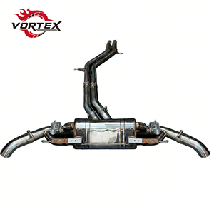 Escape Catback de Acero Inoxidable Pulido Espejo Vortex para Audi Q8 3.0T 2019-2024, Ajuste Directo con Sonido Agresivo - Product Image 1