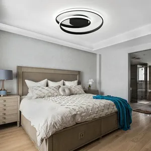 高品质遥控天花板照明房屋安装吸顶灯客厅灯具现代亚克力发光二极管吸顶灯