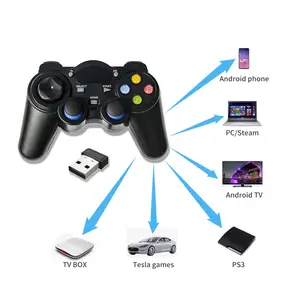 The 2.4G smart Android charging version gamepad is compatible with ps3 TV set-top box steam TV PC360 Tesla